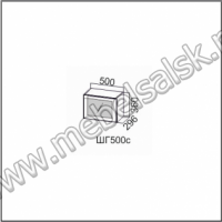 ШГ500с/360 Шкаф навесной 500/360 (горизонт. со стеклом) Кухня Прованс